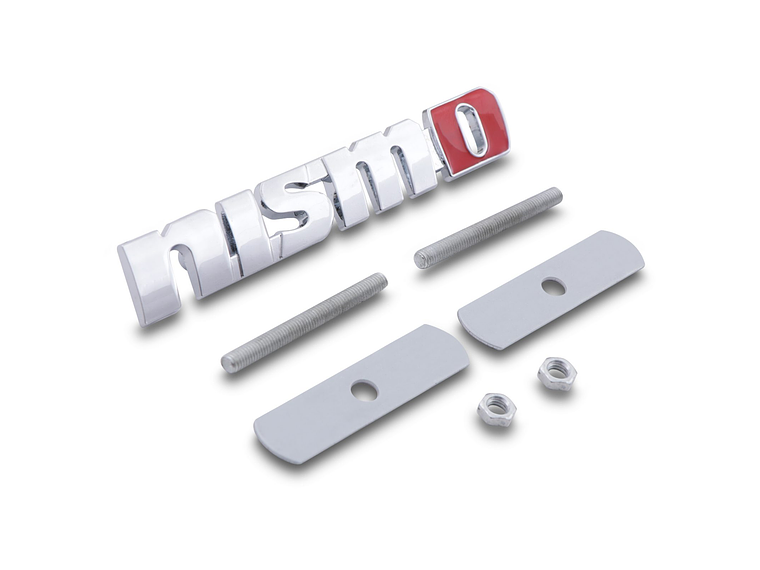 Emblema parrilla Logo Frontal Para Nissan Nismo Metálico 12.3x1.9cm 1