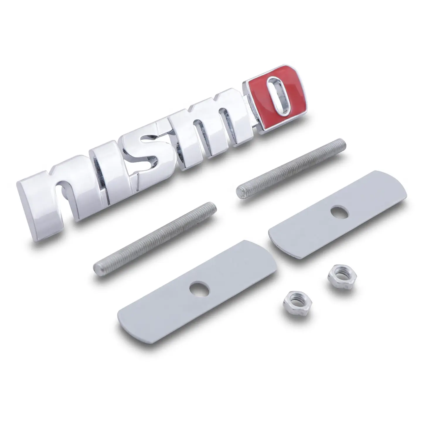 Emblema parrilla Logo Frontal Para Nissan Nismo Metálico 12.3x1.9cm 1