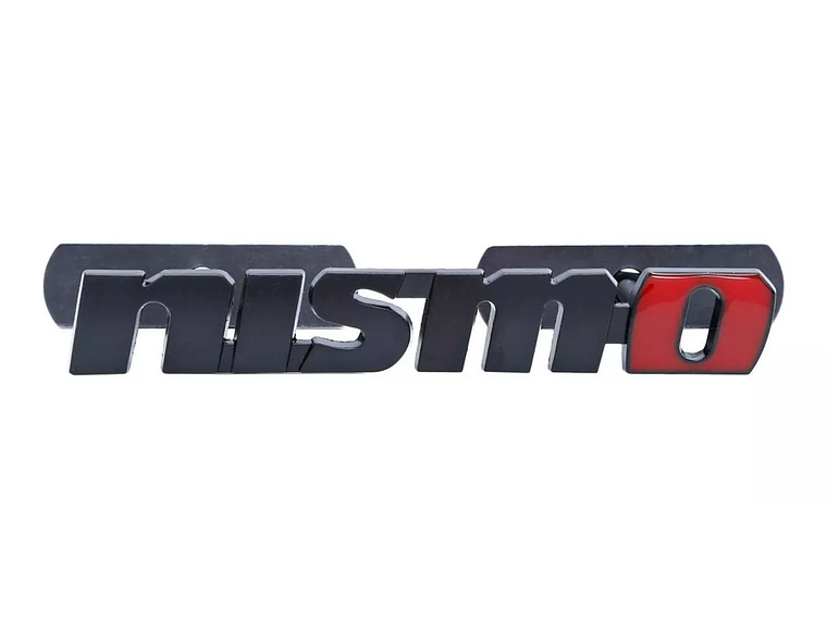 Emblema parrilla Logo Frontal Para Nissan Nismo Metálico 12.3x1.9cm 2