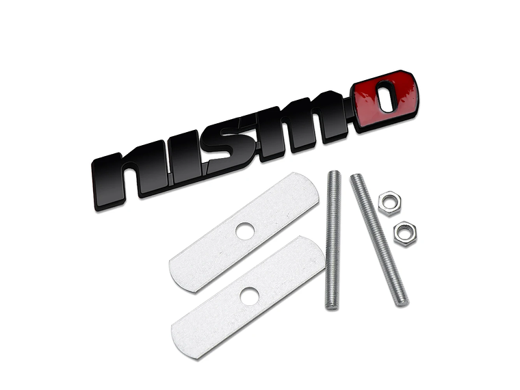 Emblema parrilla Logo Frontal Para Nissan Nismo Metálico 12.3x1.9cm 1