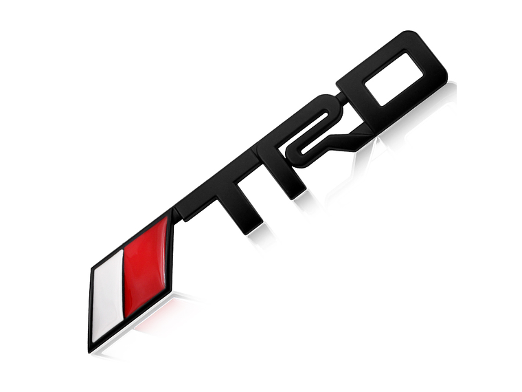 Emblema adhesivo Logo Para Toyota Trd Metálico Tuning 14x2.2cm 3