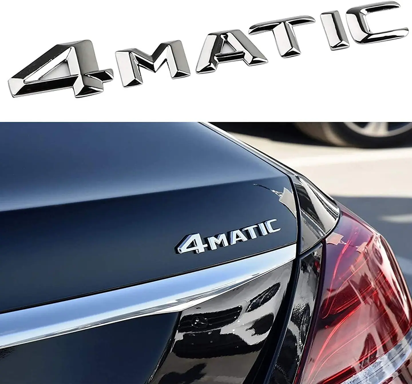 Emblema adhesivo Logo 4 Matic Para Mercedes Benz 4matic 2
