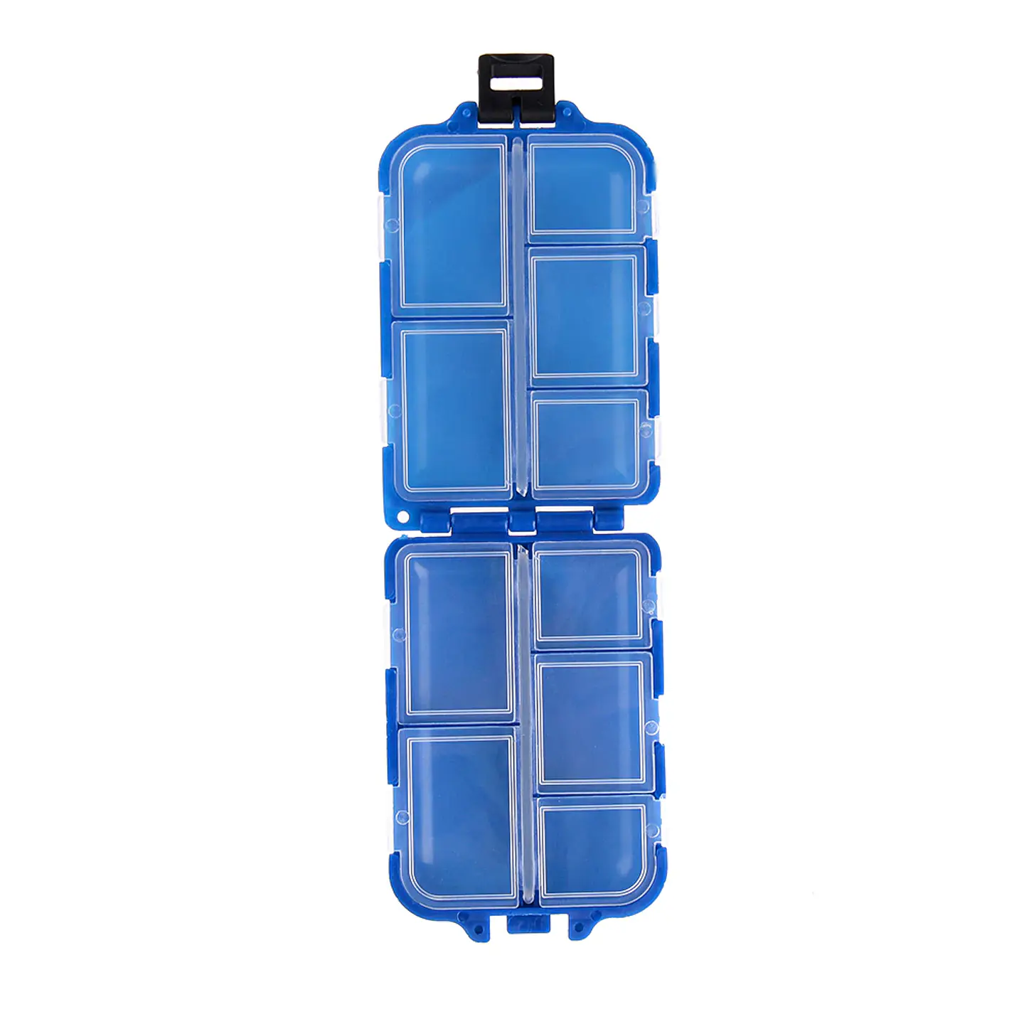 Mini Caja Para Señuelos Anzuelos De Pesca 10 Compartimientos 6