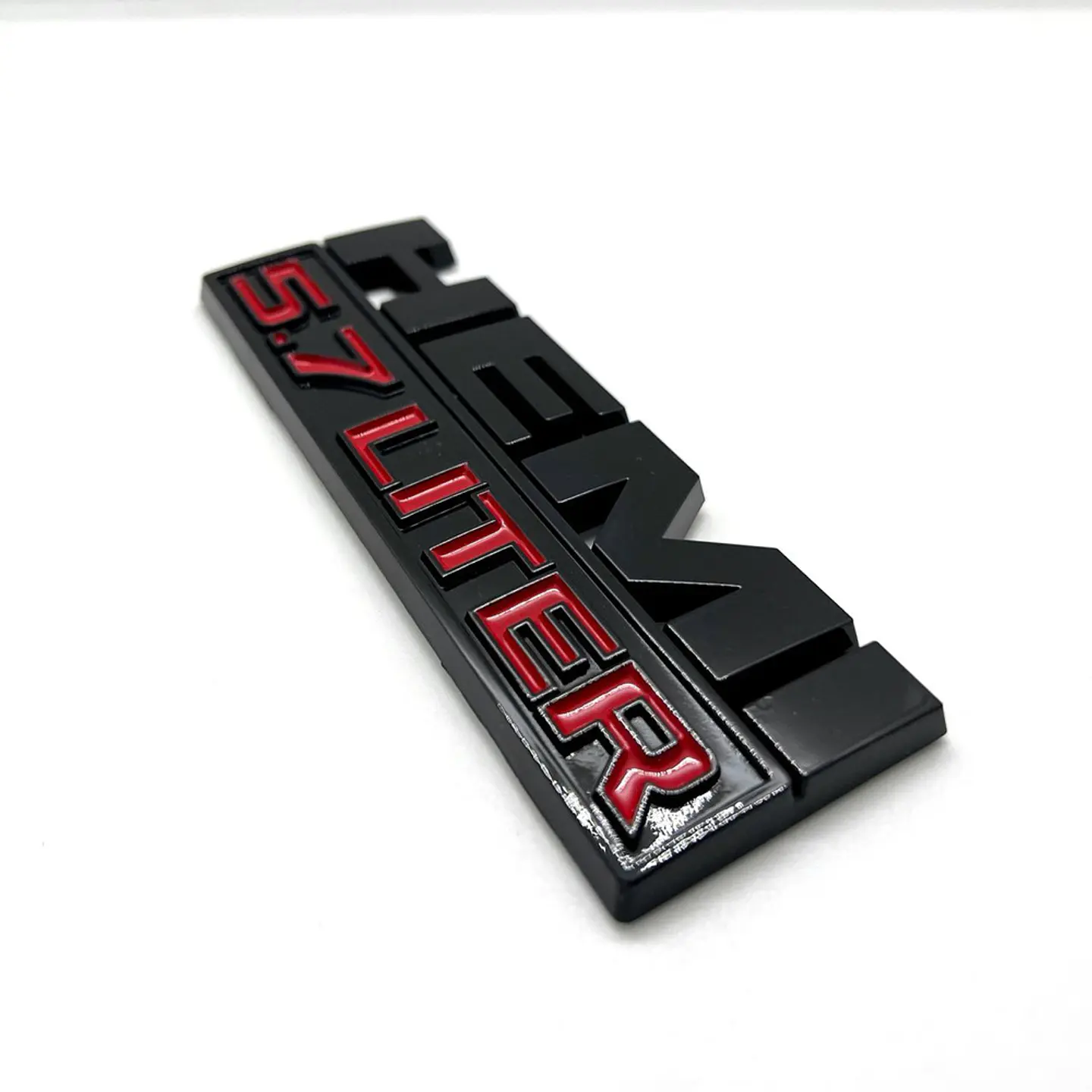 Emblema adhesivo Logo Hemi 5.7 Liter Para Dodge 12x4cm 3