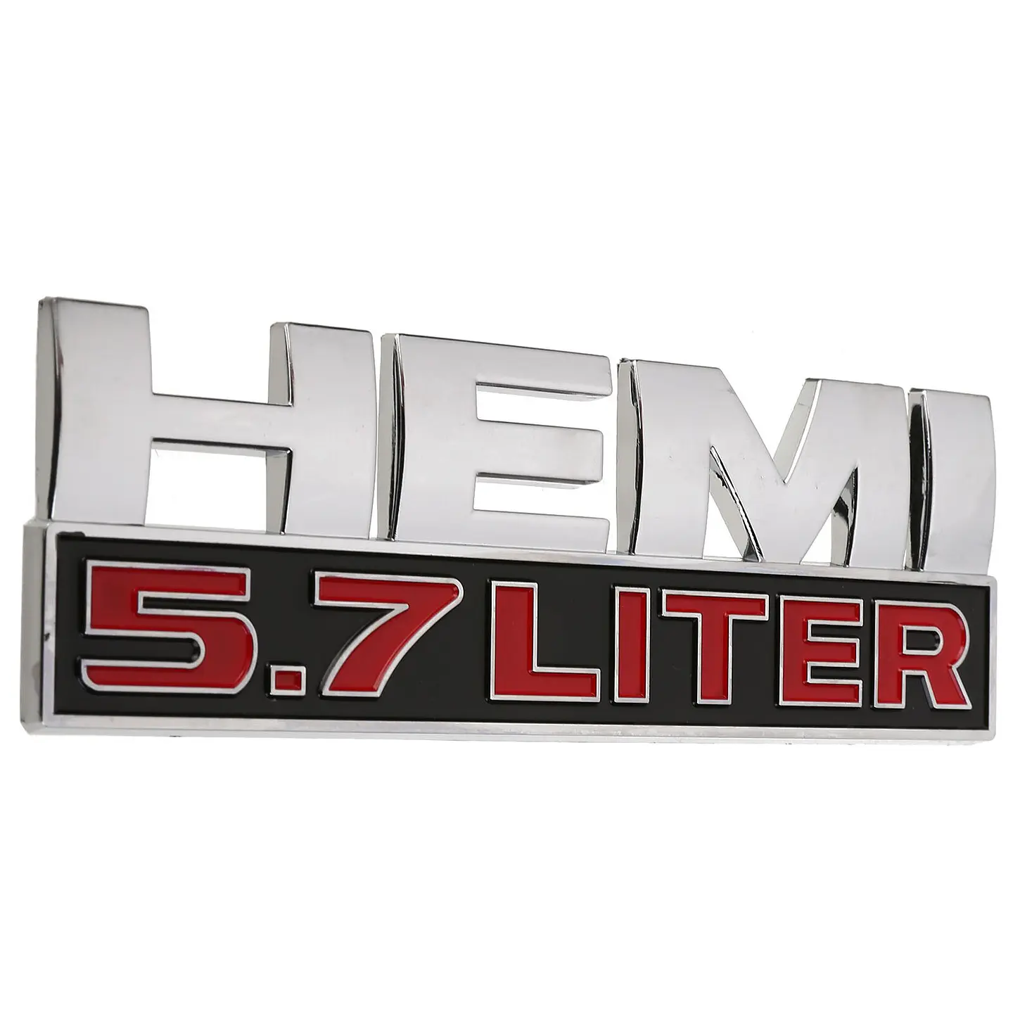 Emblema adhesivo Logo Hemi 5.7 Liter Para Dodge 12x4cm 3
