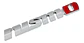 Emblema adhesivo Logo Para Nissan Nismo Metálico 12.3x1.9cm - Miniatura 1