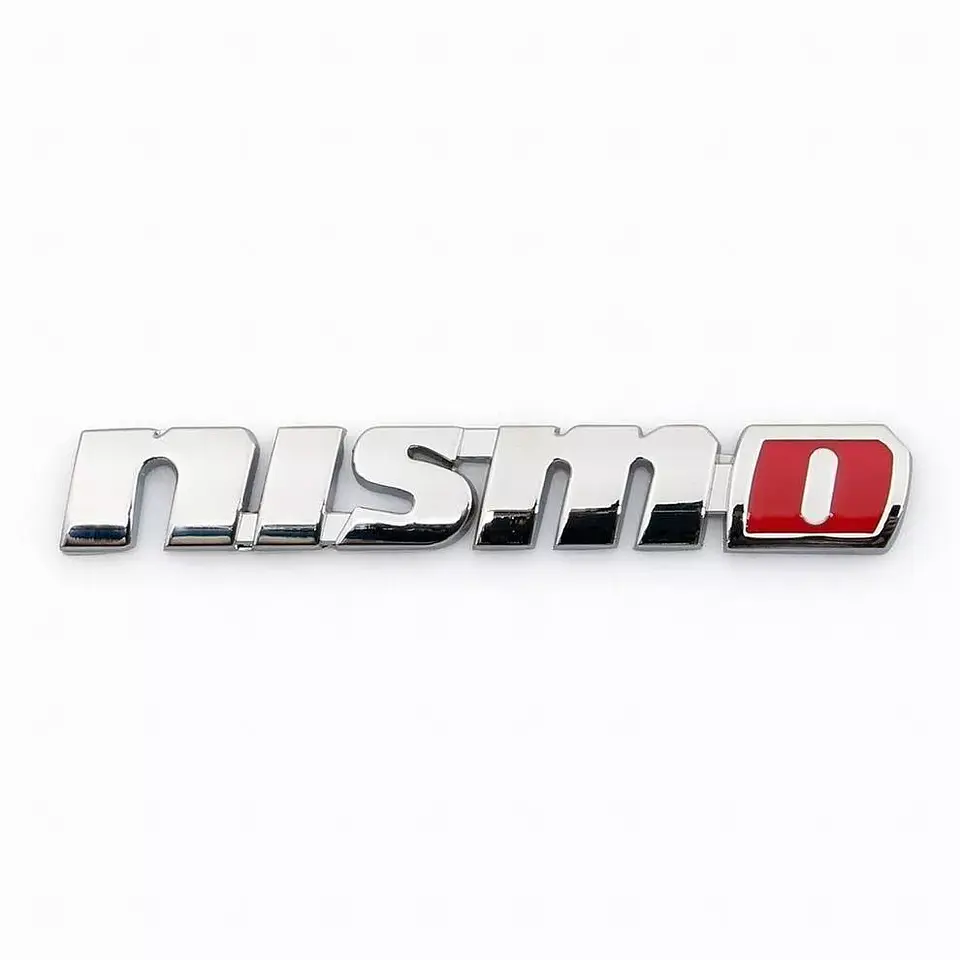 Emblema adhesivo Logo Para Nissan Nismo Metálico 12.3x1.9cm 2