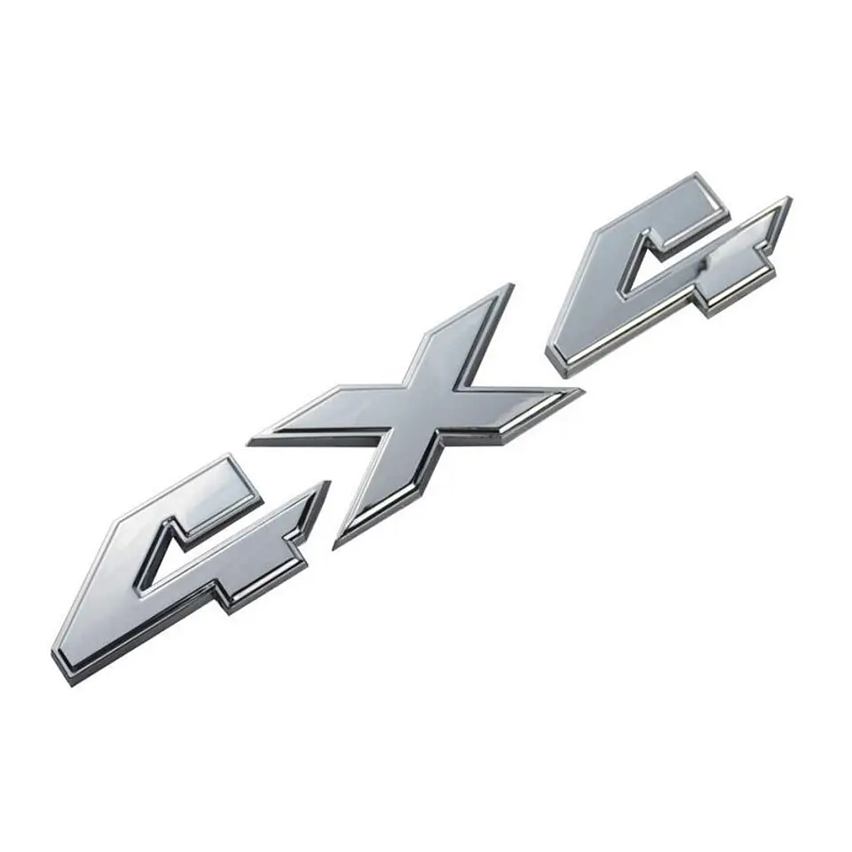 Emblema adhesivo Logo 4x4 Para Dodge Ram 14.6x2.1cm 3d 1