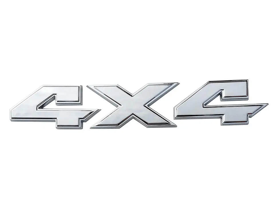 Emblema adhesivo Logo 4x4 Para Dodge Ram 14.6x2.1cm 3d 2