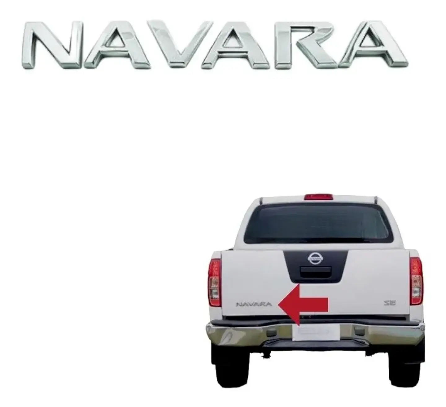 Logo adhesivo Emblema Para Nissan Navara 2