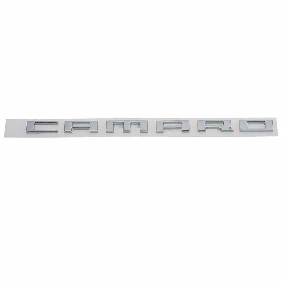 Emblema adhesivo Logo Para Chevrolet Camaro Metálico 24.5x1.5cm 1