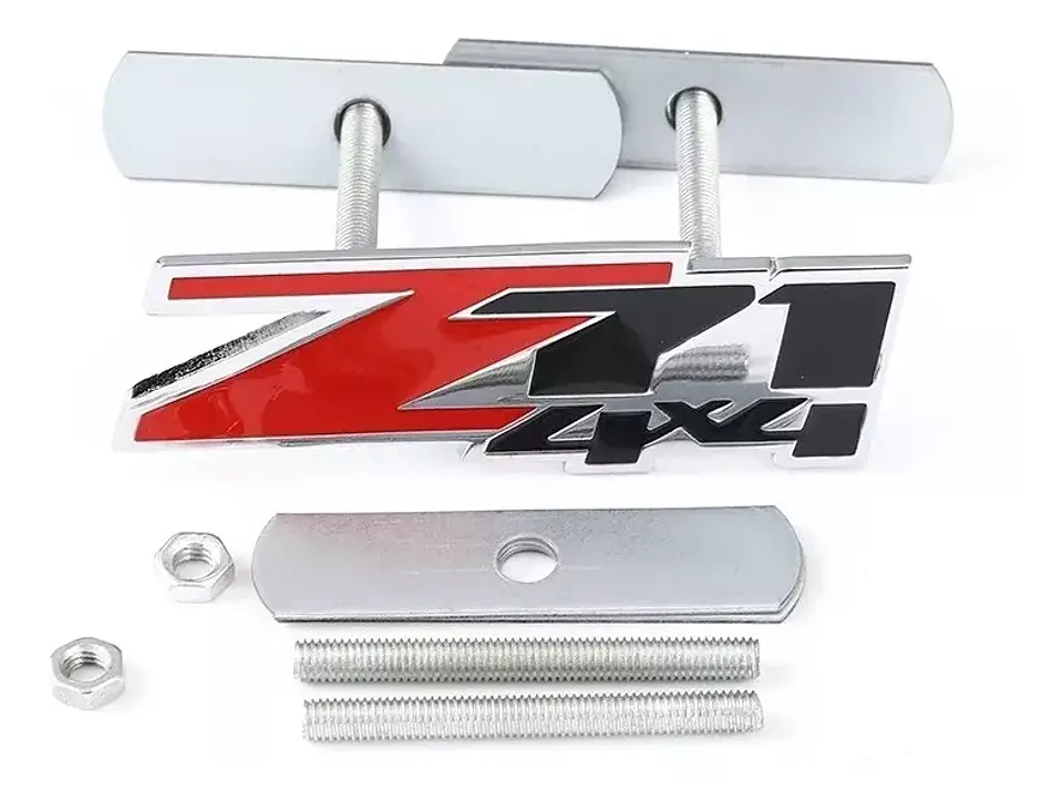 Emblema parrilla Logo Para Chevrolet Silverado Z71 4x4 Frontal 2