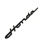 Logo adhesivo  Emblema Para Honda Retro Motos Autos 21.4x2.3cm - Miniatura 1
