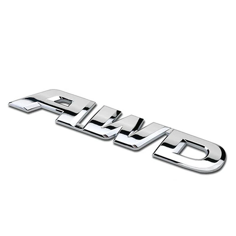 Logo adhesivo Emblema Awd Metálico 9.2x1.5cm