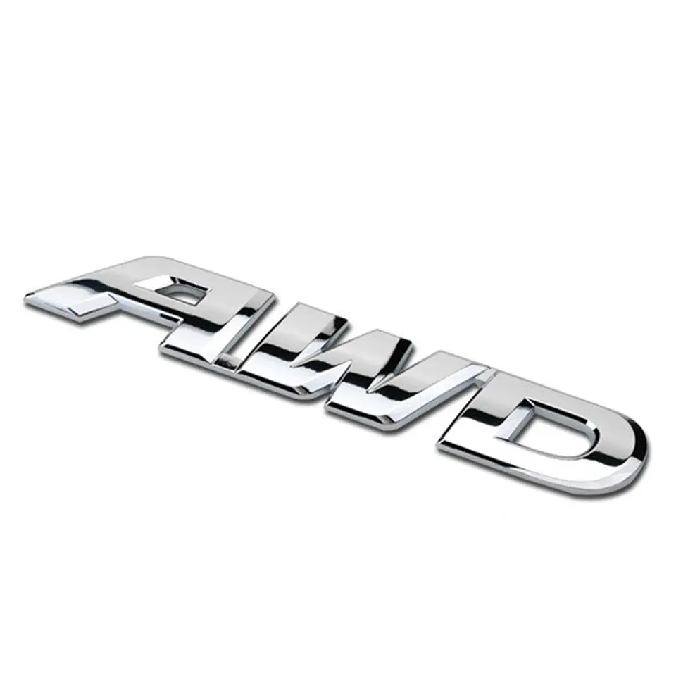 Logo adhesivo Emblema Awd Metálico 9.2x1.5cm 1