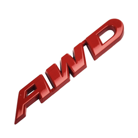 Logo adhesivo Emblema Awd Metálico 9.2x1.5cm