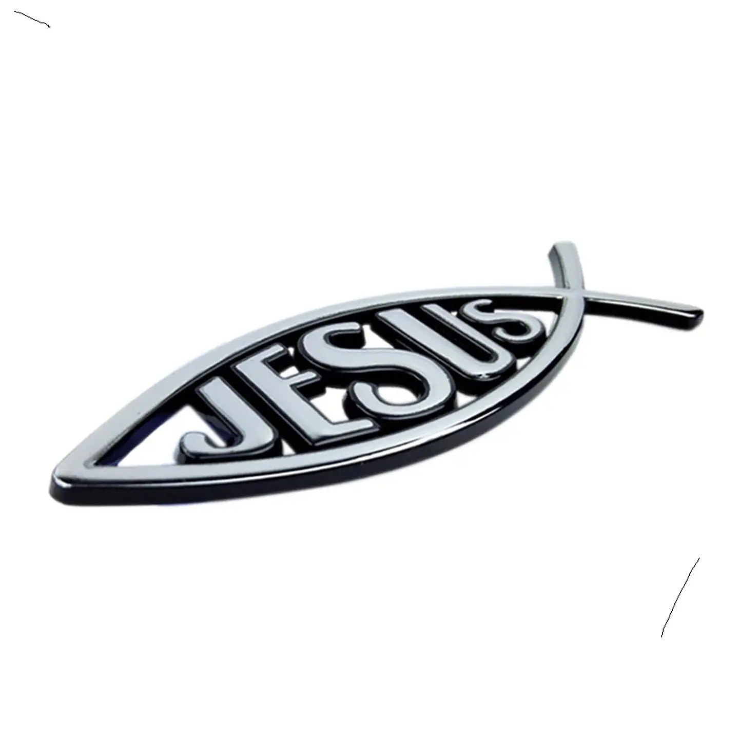 Insignia adhesiva Emblema Jesús 3d Para Autos Motos Etc 2