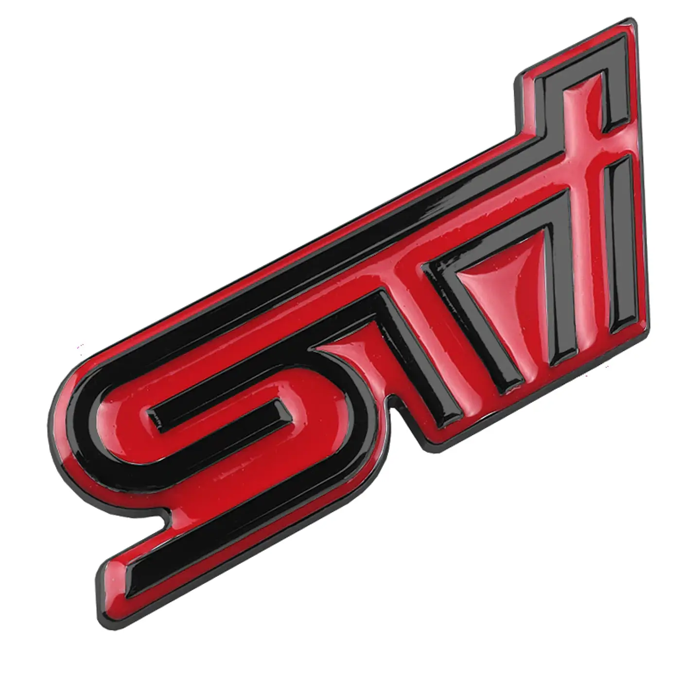Emblema adhesivo Logo Para Subaru Sti Metálico 9.3x3.5cm 1