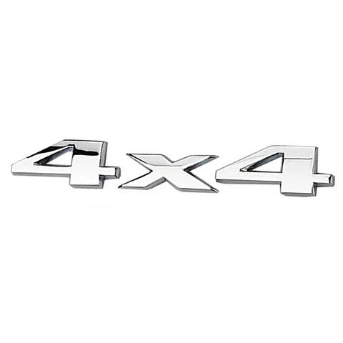 Emblema adhesivo Logo 4x4 Metal Para Jeep Ford Y Más