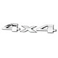 Emblema adhesivo Logo 4x4 Metal Para Jeep Ford Y Más - Miniatura 1