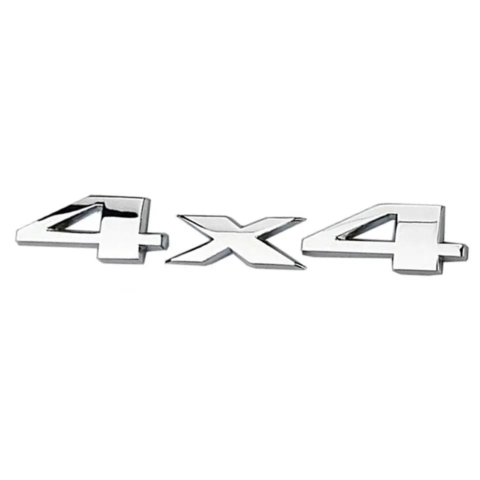 Emblema adhesivo Logo 4x4 Metal Para Jeep Ford Y Más 1