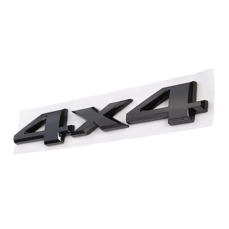 Emblema adhesivo Logo 4x4 Metal Para Jeep Ford Y Más 3