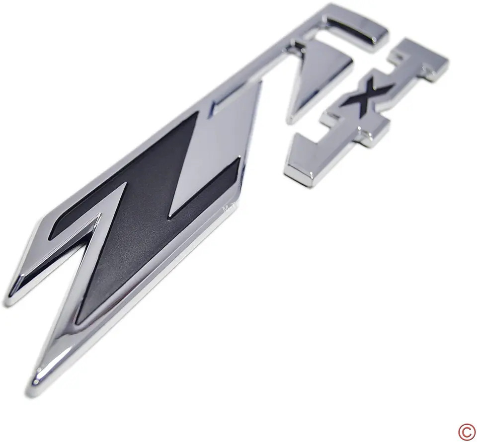 Emblema adhesivo Logo Para Chevrolet Silverado Z71 4x4 17.9x4.8cm 3