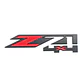 Emblema adhesivo Logo Para Chevrolet Silverado Z71 4x4 17.9x4.8cm - Miniatura 1