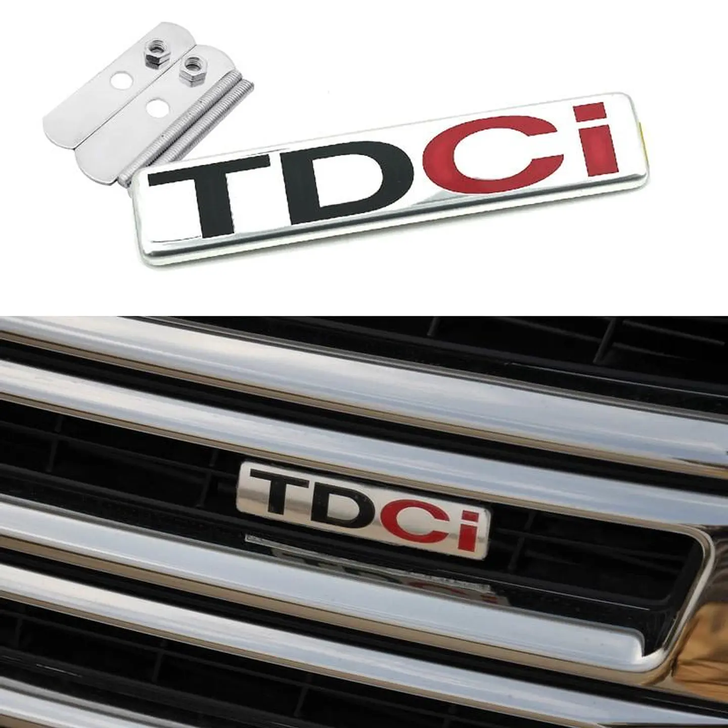 Logo Emblema Frontal Parrilla Para Ford Tdci 8.2x1.7cm 3