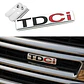 Logo Emblema Frontal Parrilla Para Ford Tdci 8.2x1.7cm - Miniatura 3