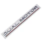 Logo Emblema Para Tesla Dual Motor Cromado - Miniatura 1