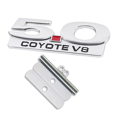 Logo Emblema Frontal Para Ford Mustang F-150 5.0 Coyote V8 
