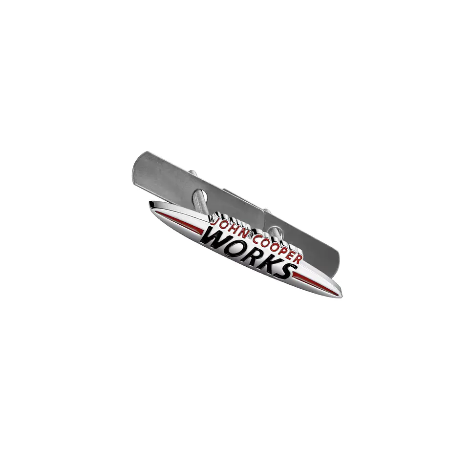 Logo Frontal Parrilla Para Mini John Cooper Works 8.9x1.7cm  2