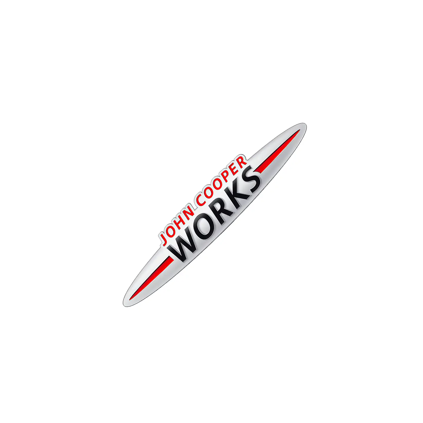 Logo adhesivo Emblema Para Mini John Cooper Works 8.9x1.7 Cm  1