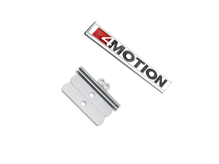 Logo Emblema Frontal parrilla Para Volkswagen 4 Motion 10.7x1.8cm  1
