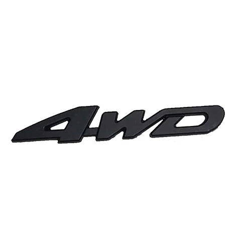 Logo adhesivo 4 Wd Emblema 4wd Multimarca 11.2x1.9cm Metálico