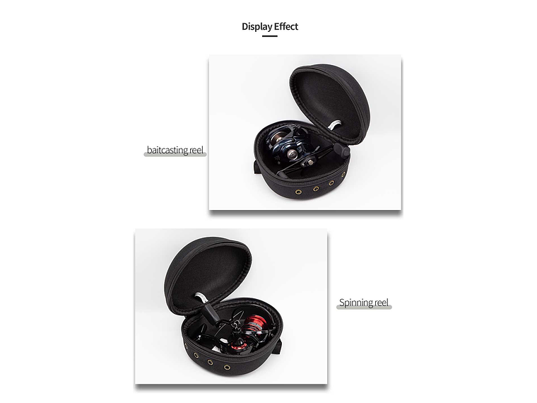 Bolso Protector Estuche Transporte Carrete Pesca 5