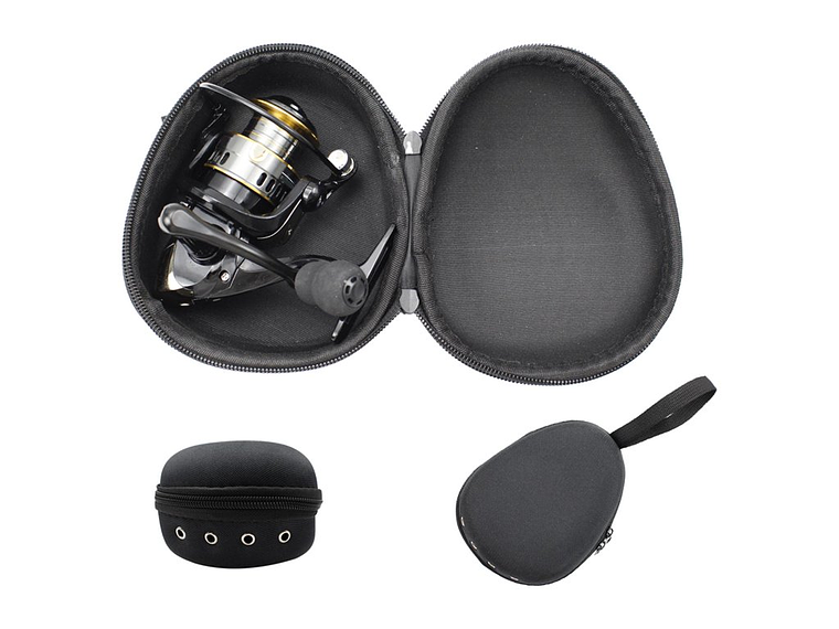 Bolso Protector Estuche Transporte Carrete Pesca 7