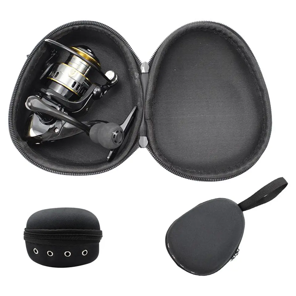 Bolso Protector Estuche Transporte Carrete Pesca 7