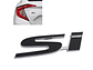 Logo Emblema adhesivo Si Para Honda 9.9x2.7cm Negro - Miniatura 3