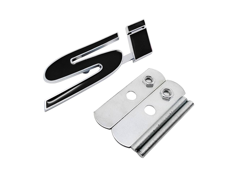 Logo Parrilla Emblema Si Frontal Para Honda 9.9x2.7cm Negro 1