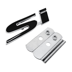 Logo Parrilla Emblema Si Frontal Para Honda 9.9x2.7cm Negro