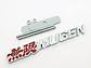 Logo Parrilla Emblema Mugen Frontal Para Honda 14.4x2.2cm Rojo - Miniatura 2