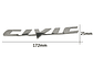 Logo Emblema Para Honda Civic 17.2x2.5cm Metálico - Miniatura 2