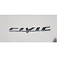 Logo Emblema Para Honda Civic 17.2x2.5cm Metálico - Miniatura 4