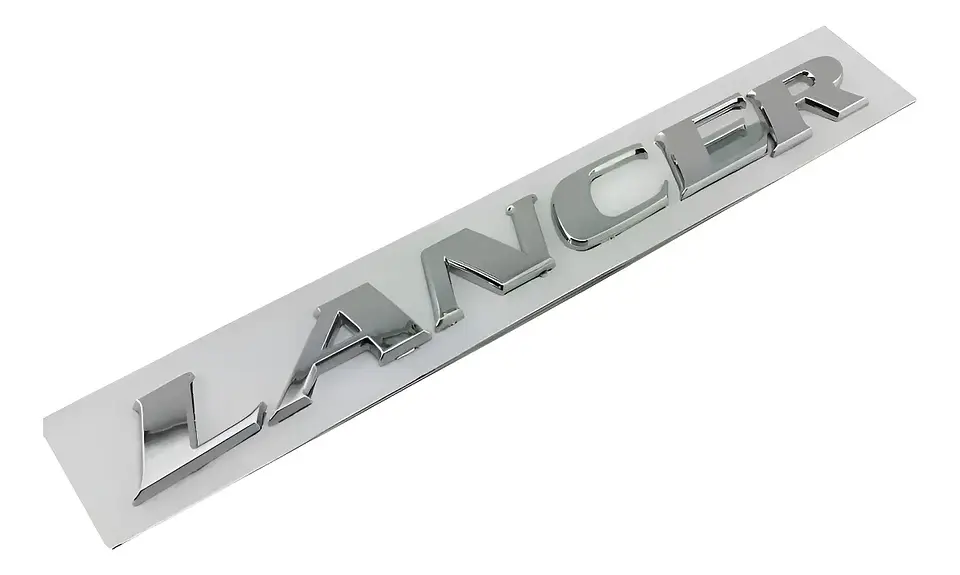 Logo Emblema Para Mitsubishi Lancer 18.7x1.8cm 1