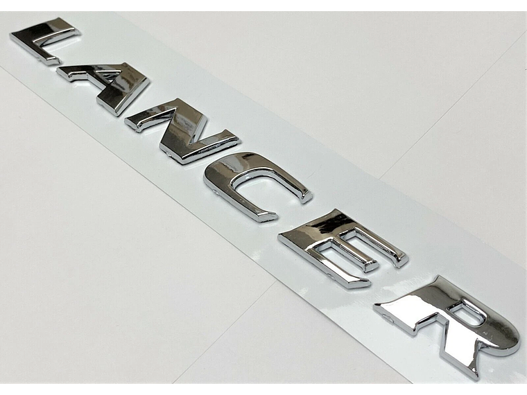 Logo Emblema Para Mitsubishi Lancer 18.7x1.8cm 3