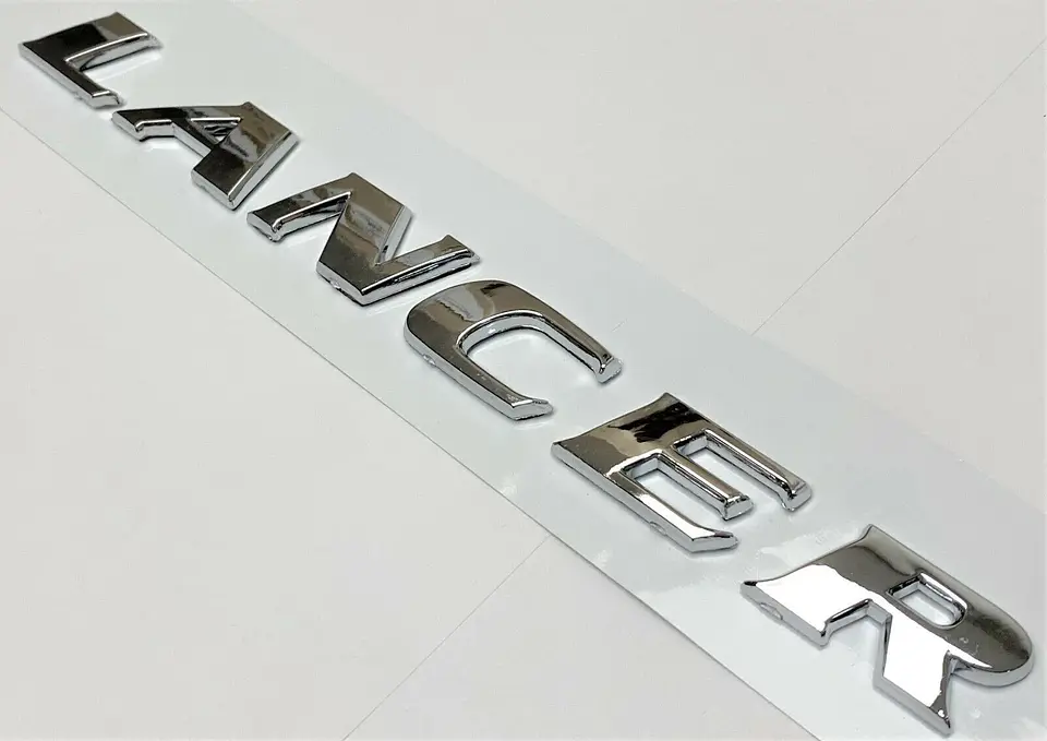 Logo Emblema Para Mitsubishi Lancer 18.7x1.8cm 3