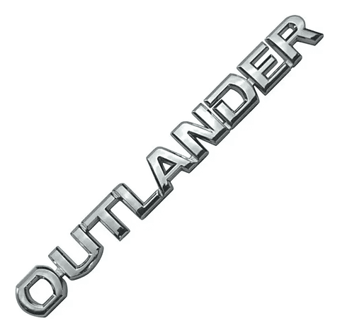 Logo Emblema Para Mitsubishi Outlander Trasero 18.3x1.9cm