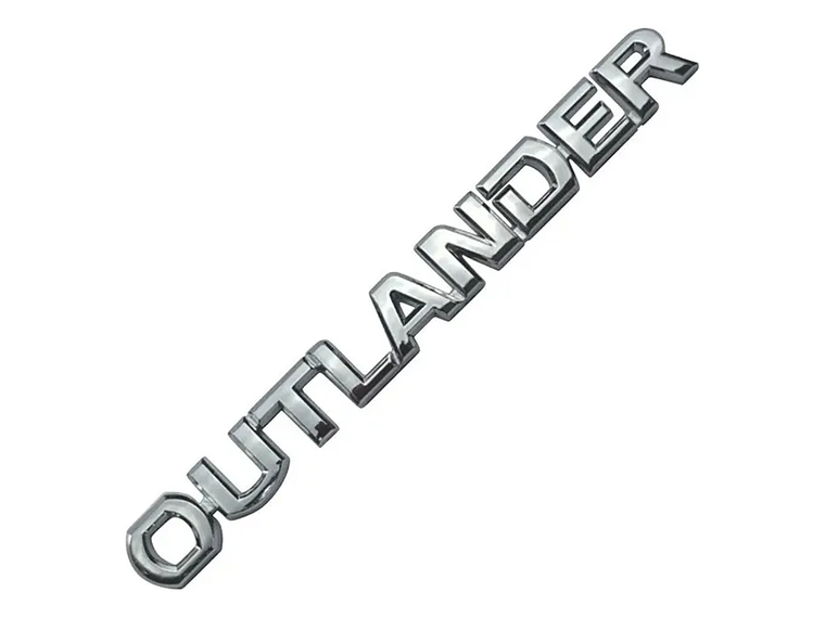 Logo Emblema Para Mitsubishi Outlander Trasero 18.3x1.9cm 1